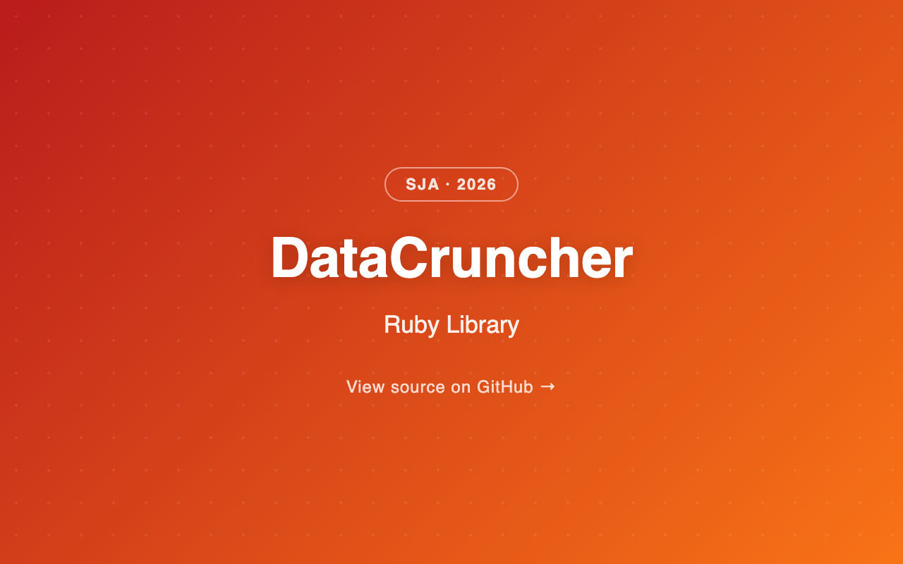 DataCruncher