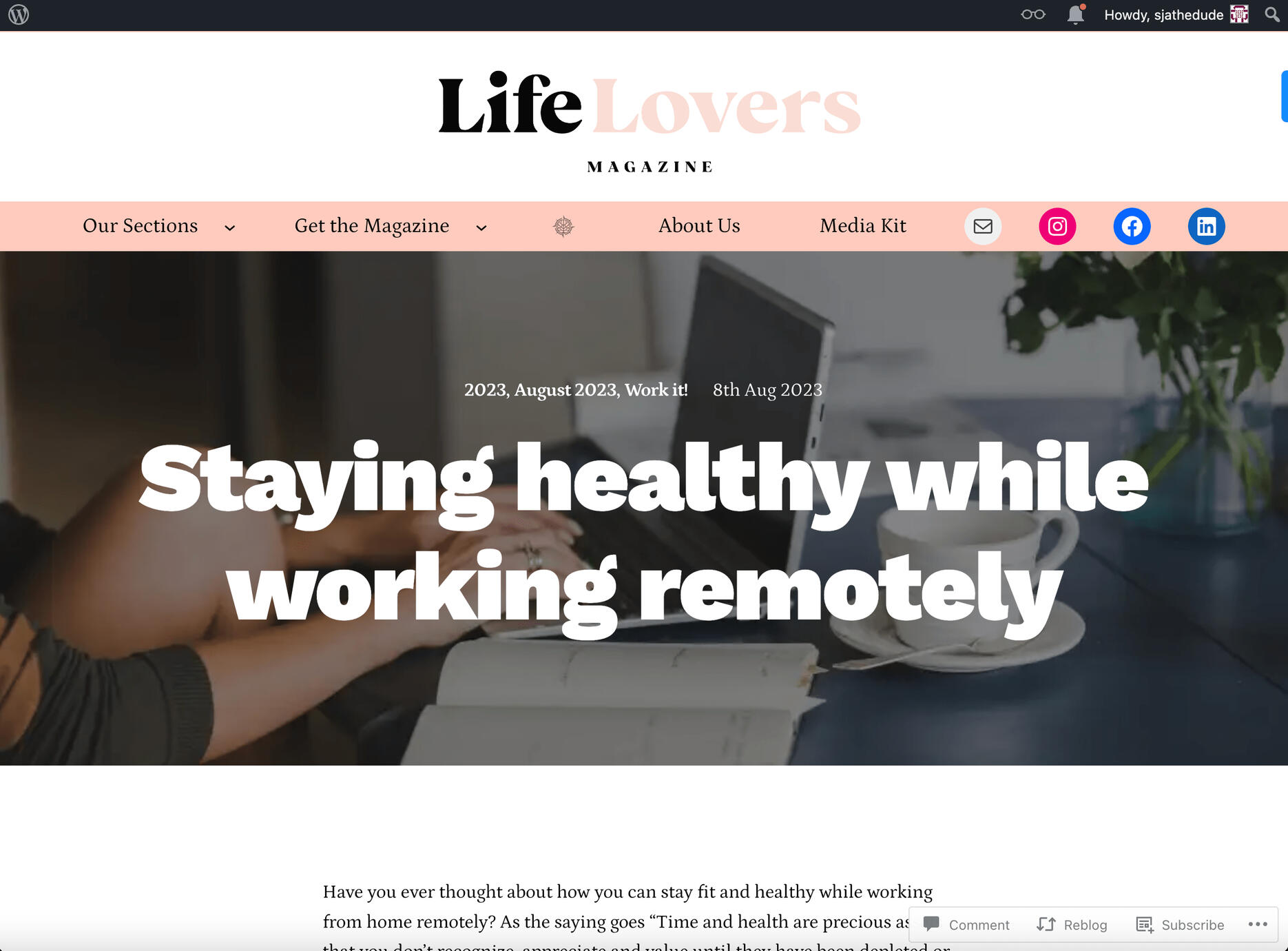 Staying Healthy