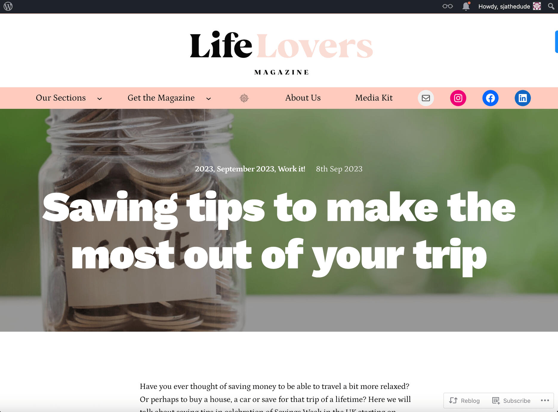 Saving Tips