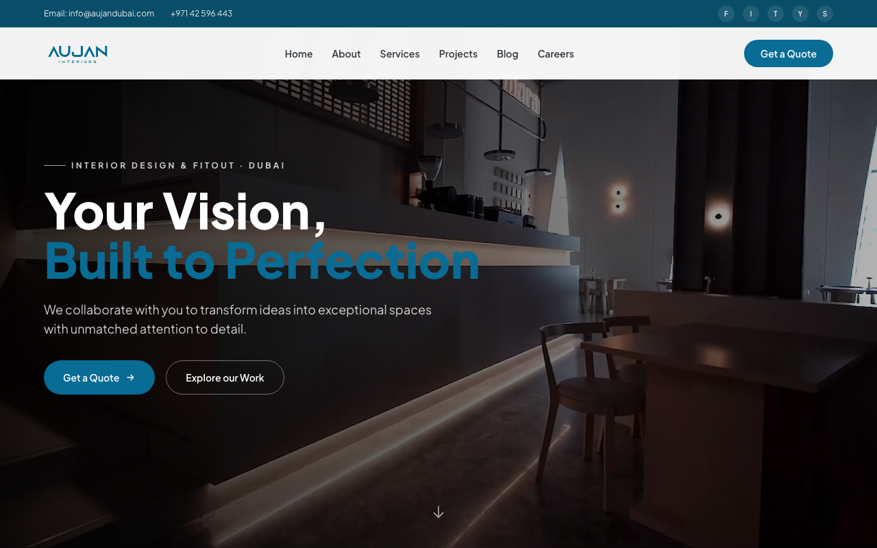Aujan Interiors — Dubai Fitout