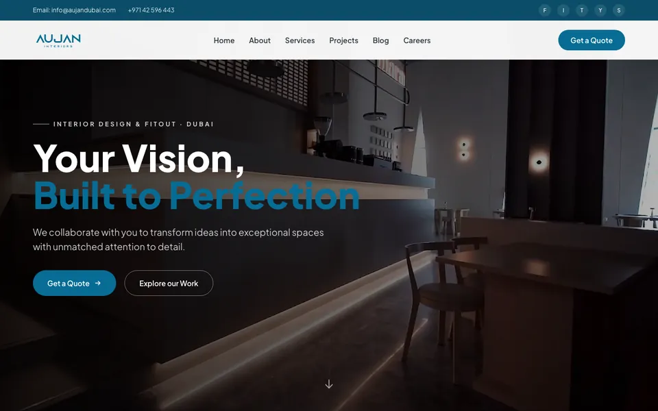 Aujan Interiors — Dubai Fitout