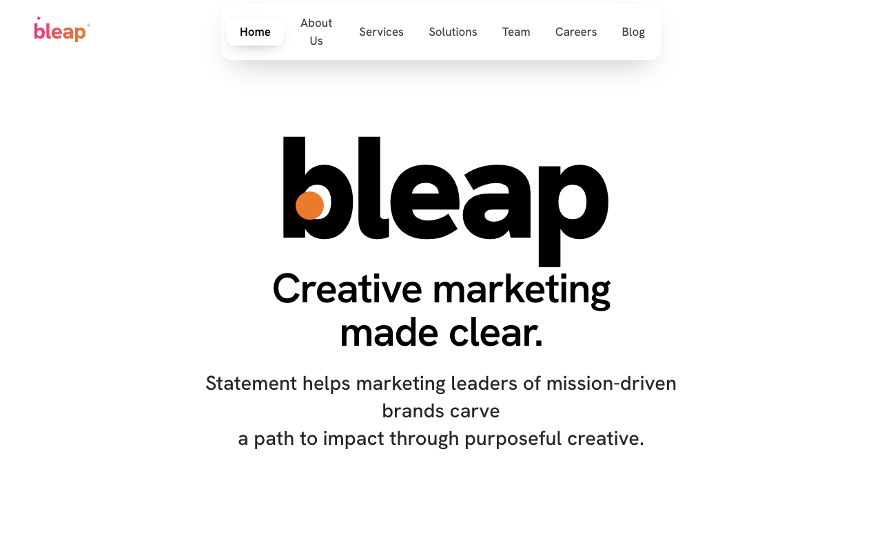 Bleap — Fintech Replica