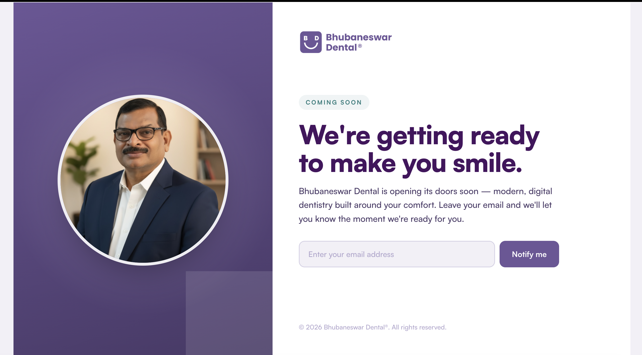 Bhubaneswar Dental® — Coming Soon
