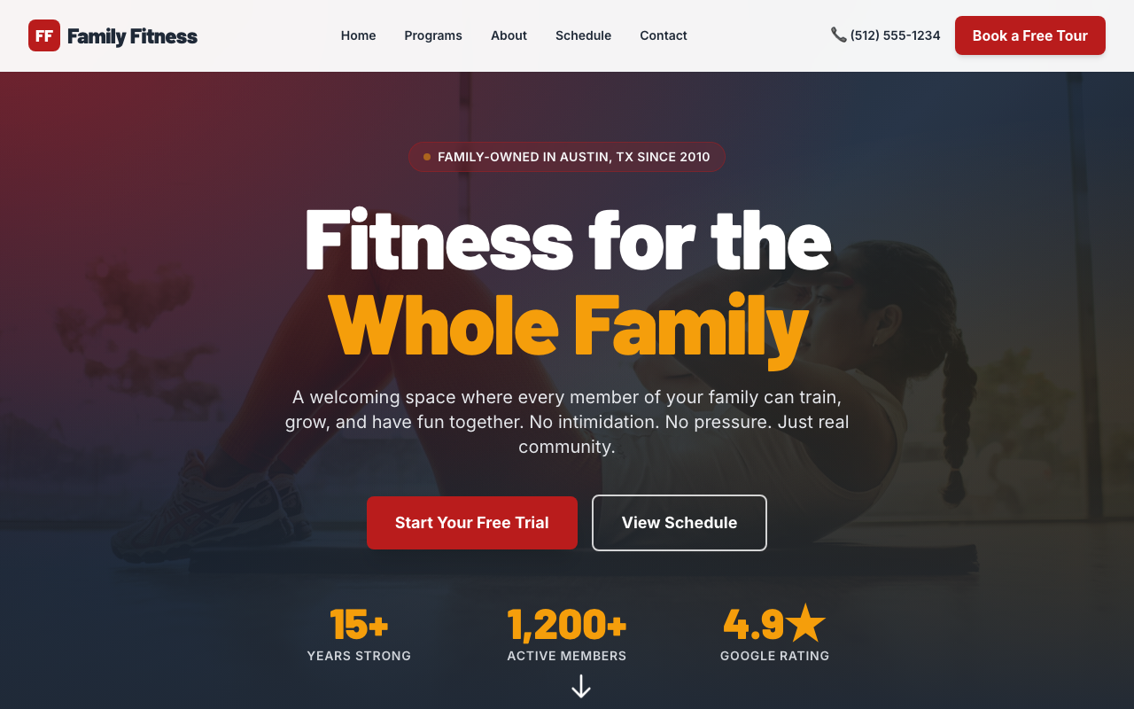 Family Fitness — Austin Gym