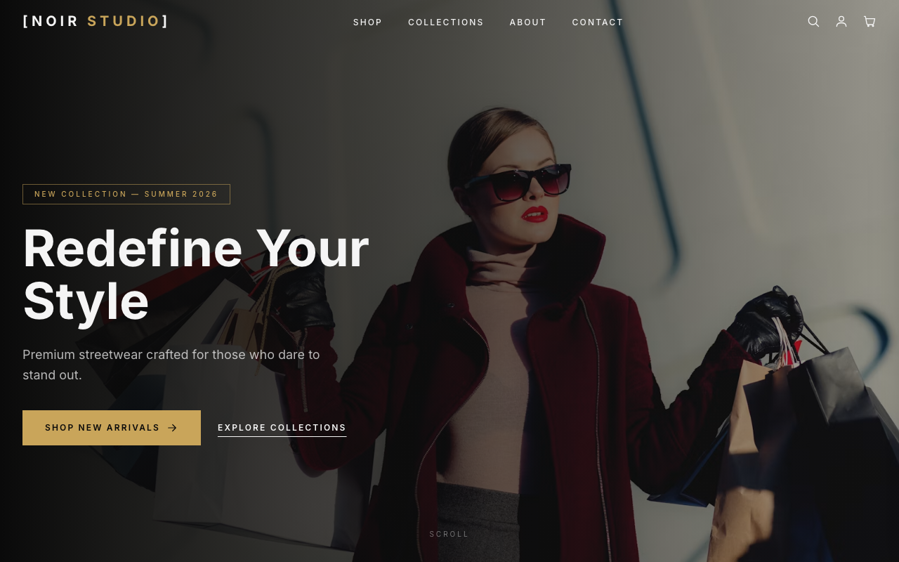 Noir Studio — Luxury Fashion