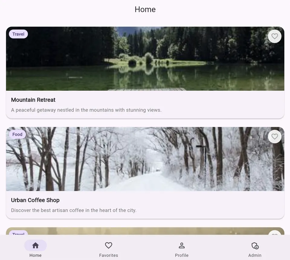 Showcase App