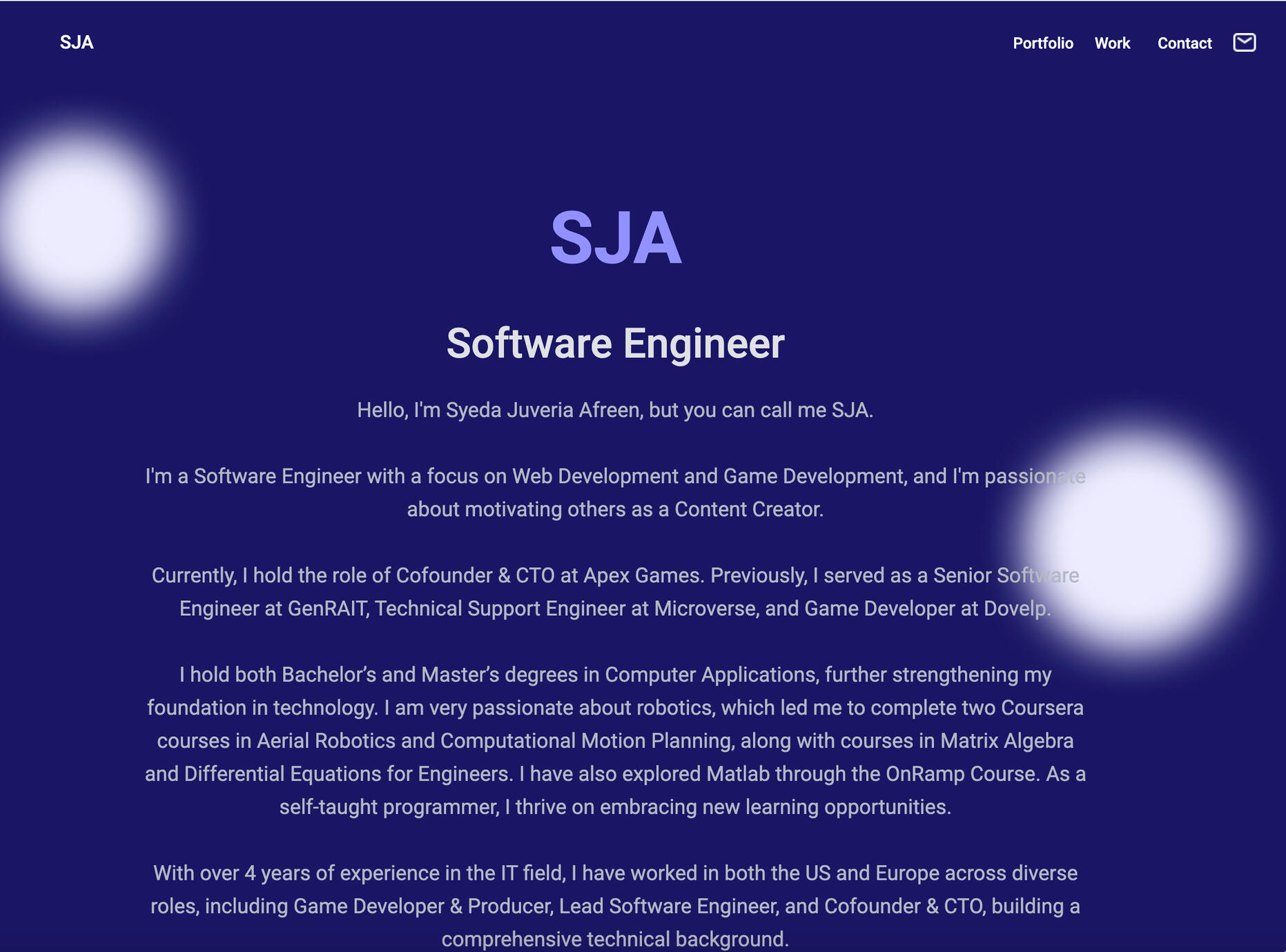 SJA Portfolio