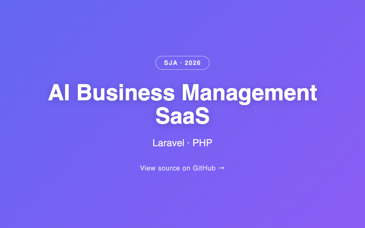 AI Business Management SaaS