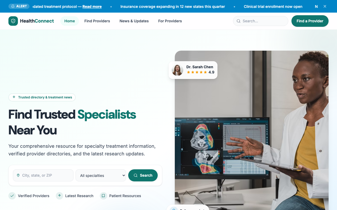 HealthConnect — Provider Directory