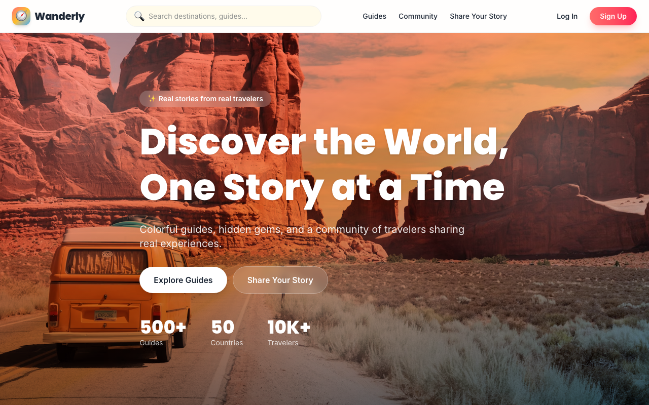 Wanderly — Travel Platform